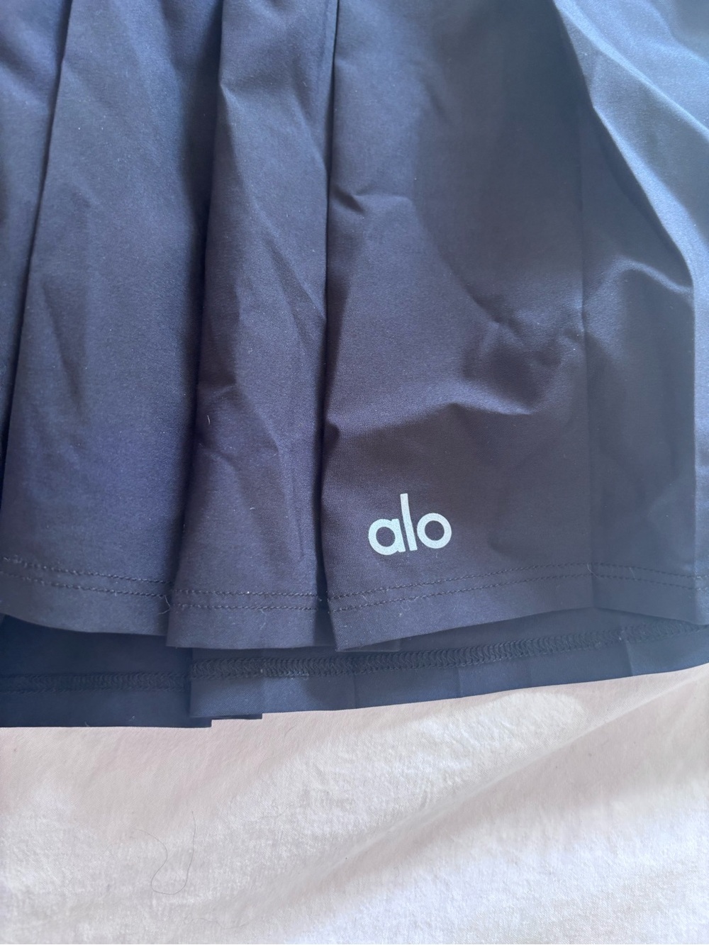 ALO Yoga Black Pleated Skater Skirt - Picture 3 of 5